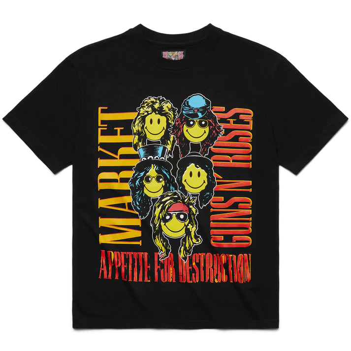MARKET x Guns N' Roses Unveil Retro Smiley® Capsule Collection
