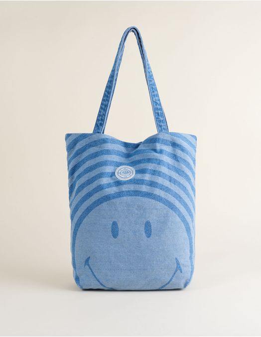Collab Smiley + Smiley Jeans Bag - Jeans - U