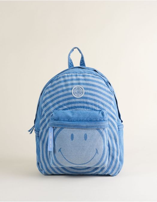 Collab Smiley + Jeans Backpack - Jeans - U