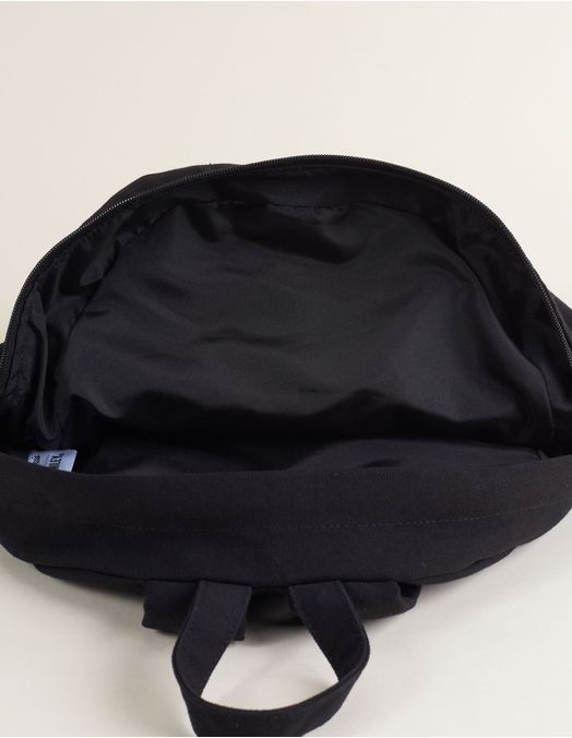 Collab Smiley + Embroidered Canvas Backpack - Black - U