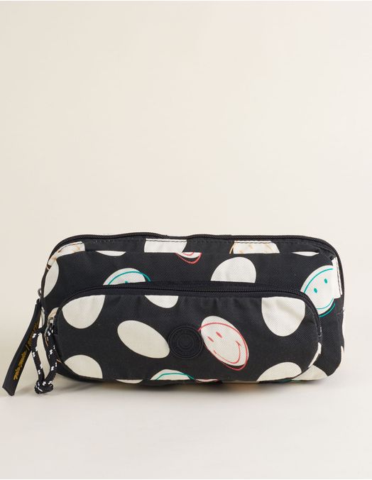Collab Smiley + Printed Canvas Case - Unique