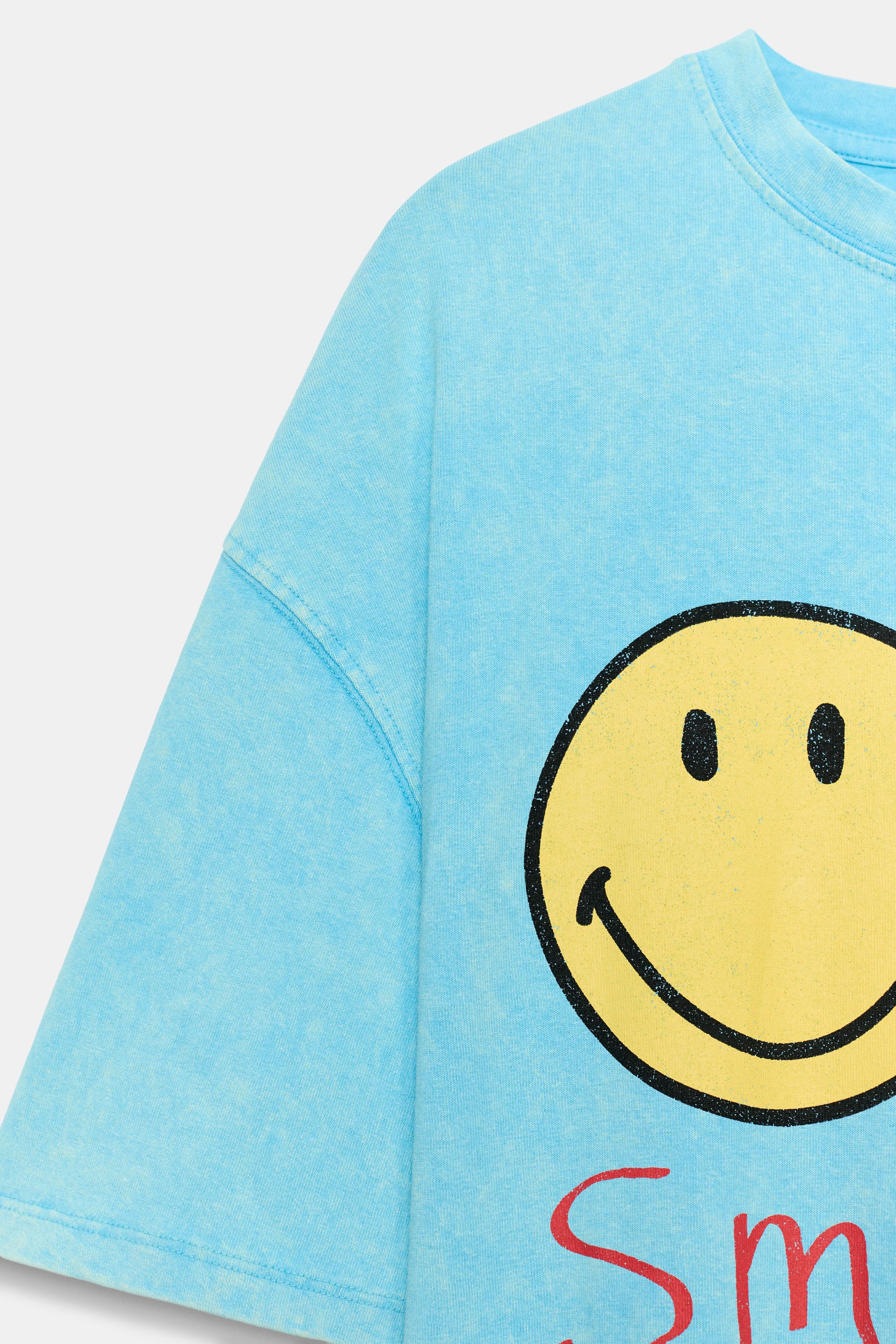 SMILEY® WASHED EFFECT T-SHIRT