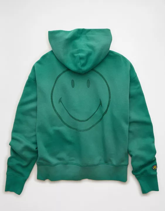 AE | Smiley® Graphic Fleece Sweatshirt