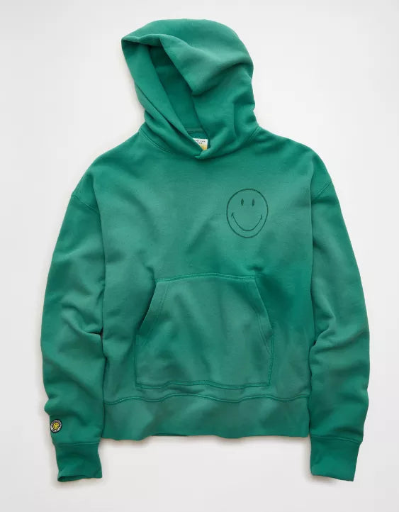 AE | Smiley® Graphic Fleece Sweatshirt