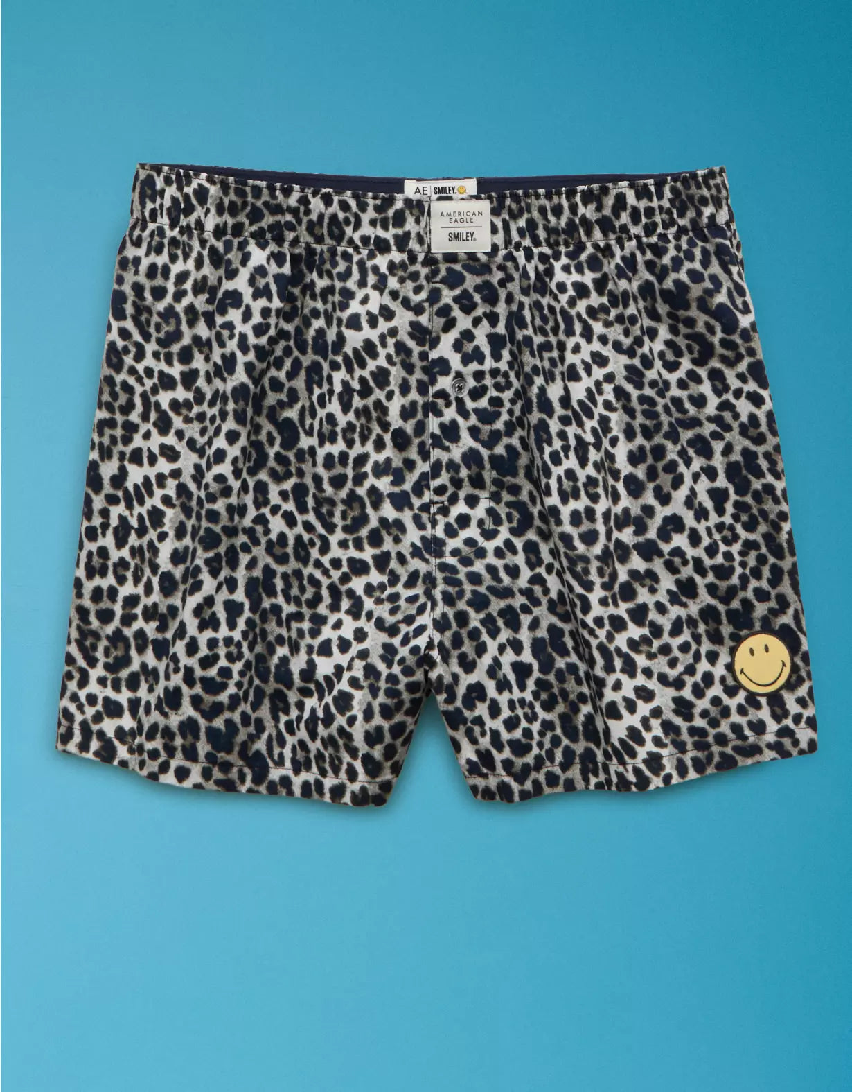 AE | Smiley® Animal-Print Boxer Short