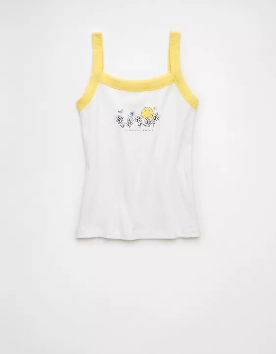 AE | Smiley® Graphic Tank Top