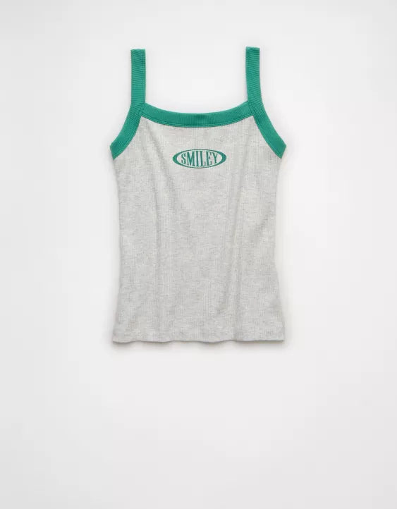 AE | Smiley® Graphic Tank Top