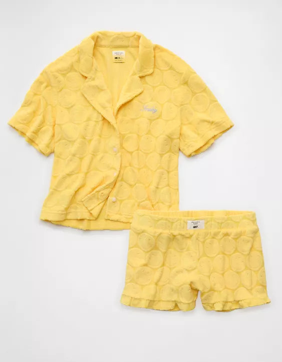 AE | Smiley® Terry Boxy PJ Set