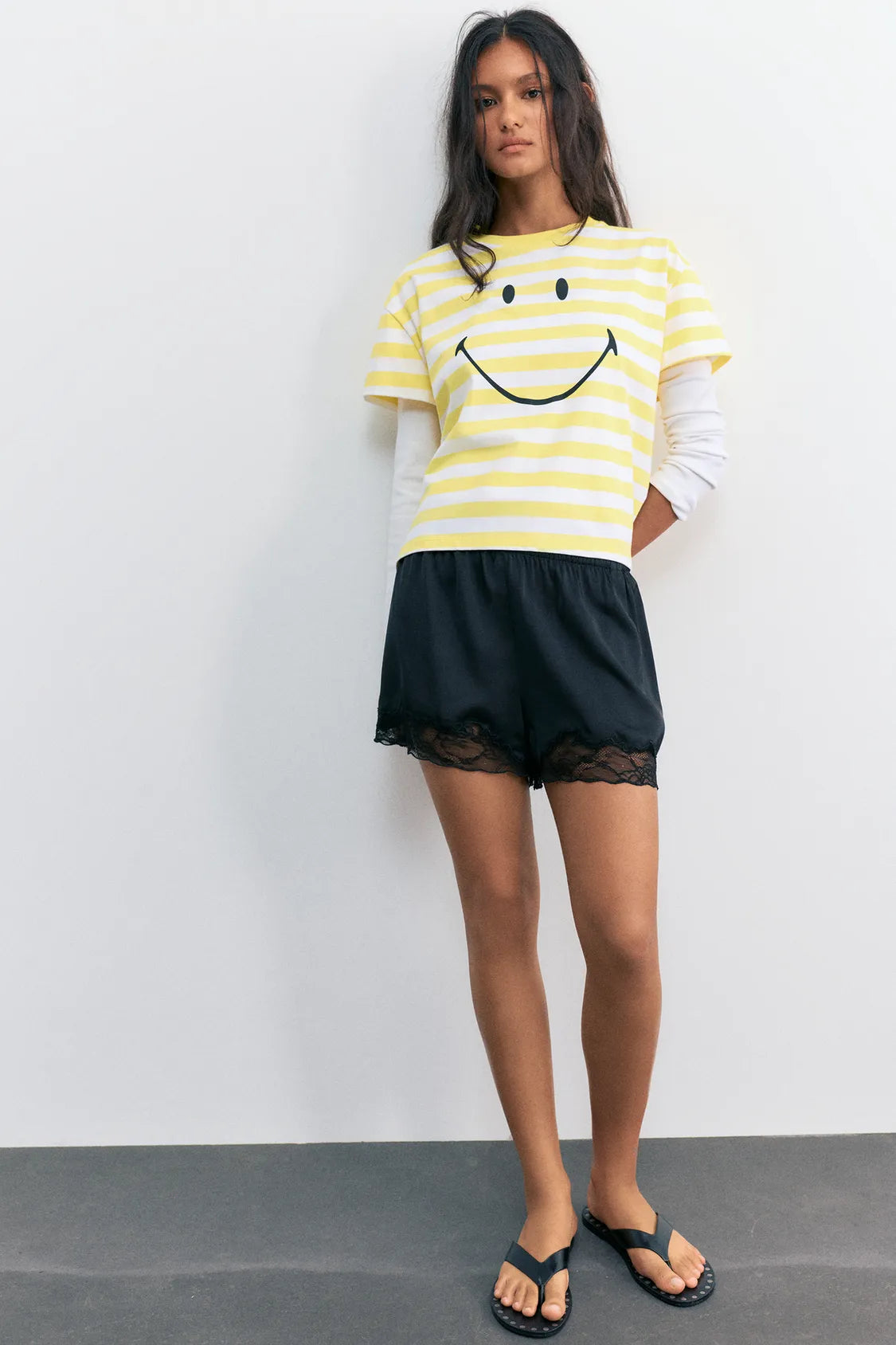 Smiley® striped T-shirt
