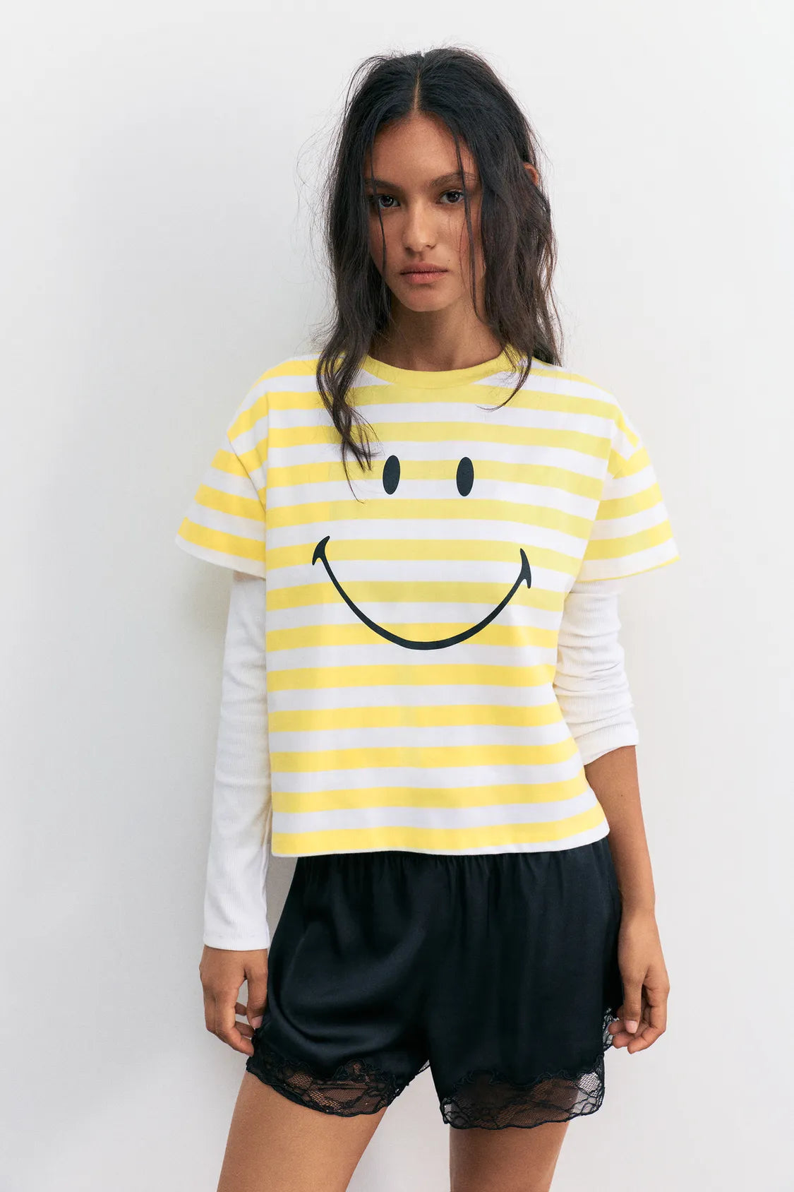 Smiley® striped T-shirt