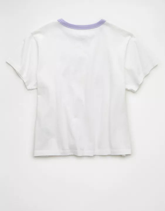 AE | Smiley® Cropped Graphic T-Shirt