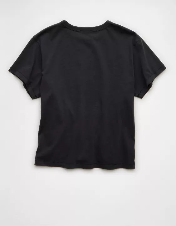 AE | Smiley® Cropped Graphic T-Shirt
