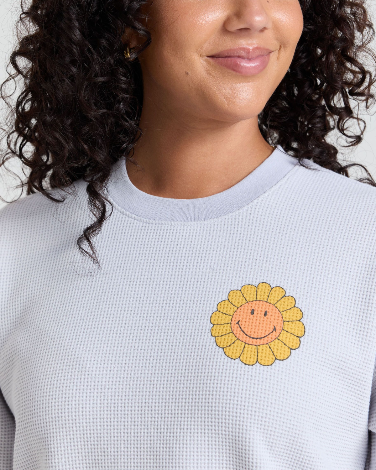 Smiley® In The Valley Thermal Longsleeve, Grey