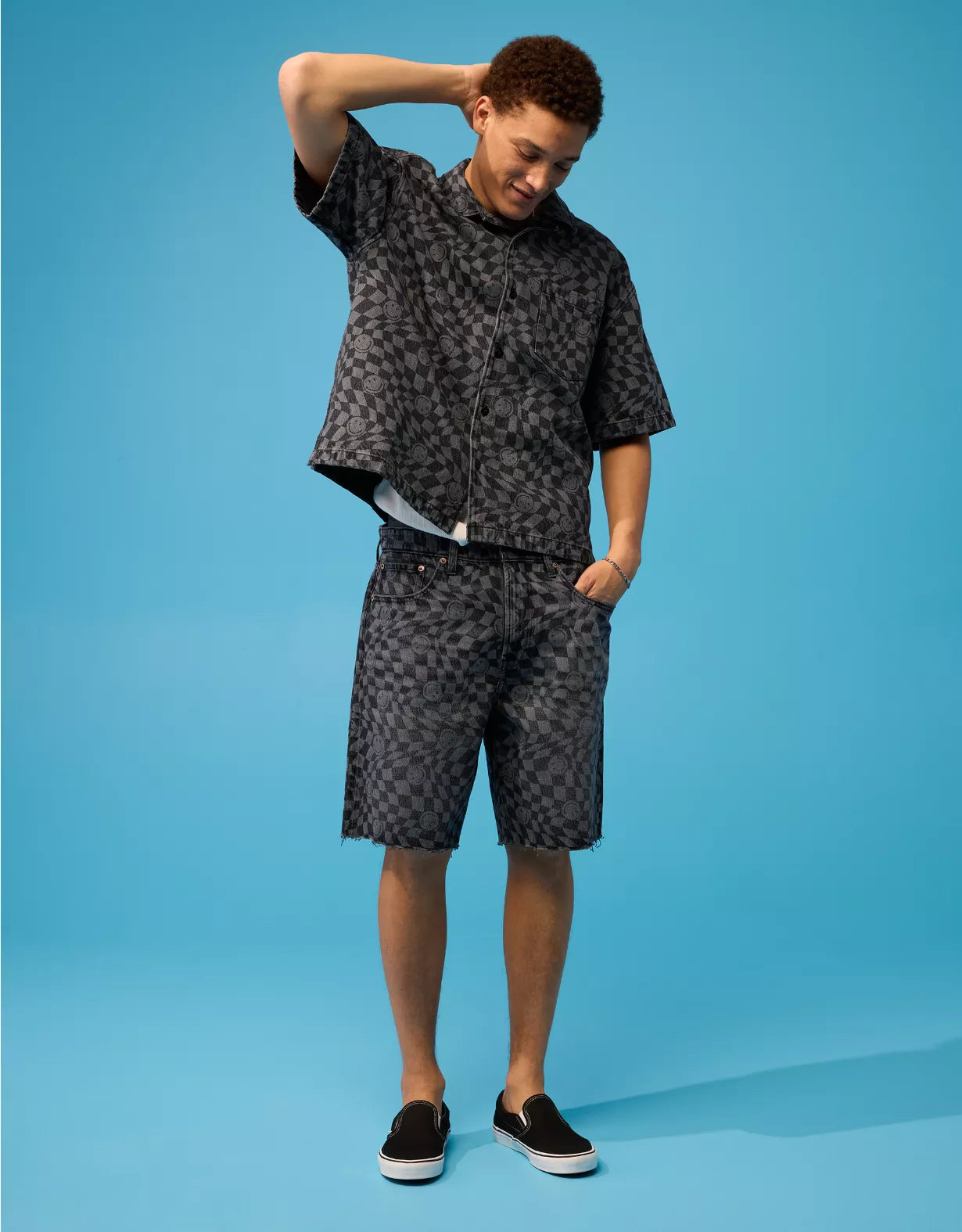 AE | Smiley® Loose Jean Short