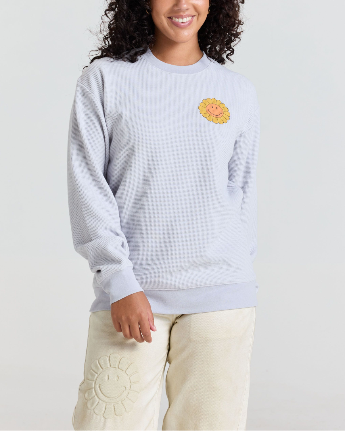 Smiley® In The Valley Thermal Longsleeve, Grey