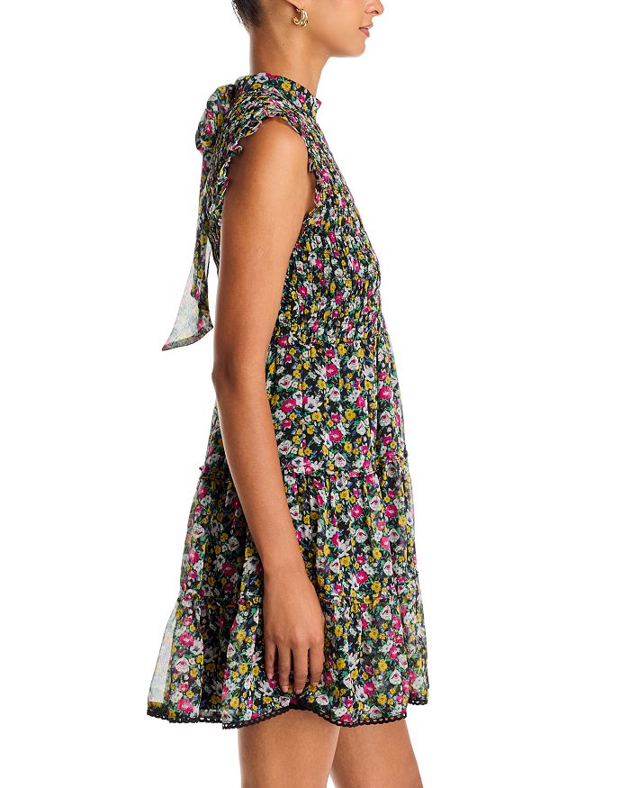 Smocked Sleeveless Mini Dress - Exclusive