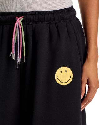 Cotton Blend Smiley Sweatpants - Exclusive