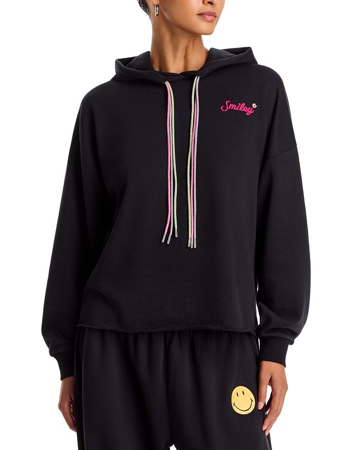 Smiley Embroidered Hoodie - Exclusive