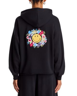 Smiley Embroidered Hoodie - Exclusive