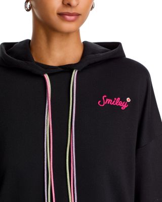 Smiley Embroidered Hoodie - Exclusive