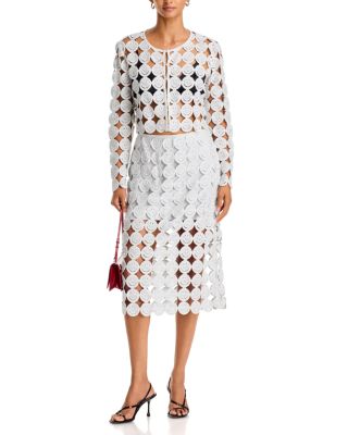 Smiley Crocheted Midi Skirt - Exclusive