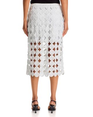 Smiley Crocheted Midi Skirt - Exclusive