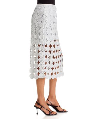 Smiley Crocheted Midi Skirt - Exclusive