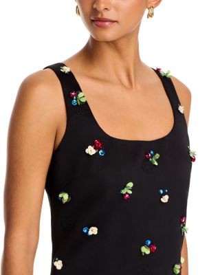 3D Embellished Mini Dress - Exclusive
