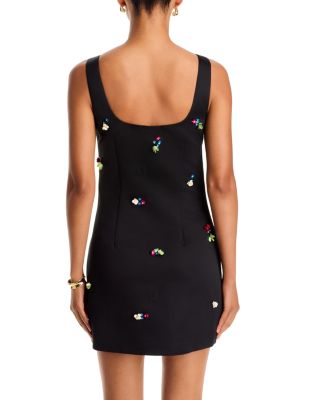 3D Embellished Mini Dress - Exclusive