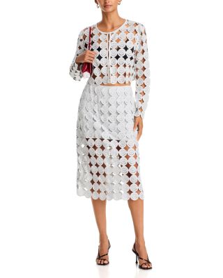 Smiley Crocheted Cardigan - Exclusive
