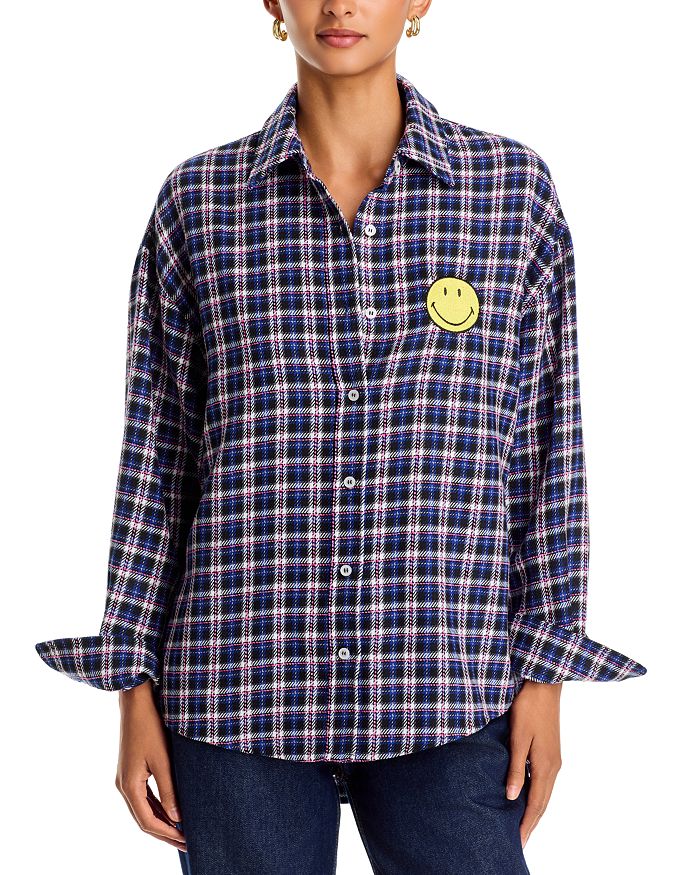 Embroidered Smiley Patch Shirt - Exclusive