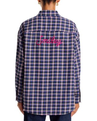 Embroidered Smiley Patch Shirt - Exclusive