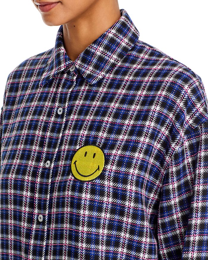 Embroidered Smiley Patch Shirt - Exclusive