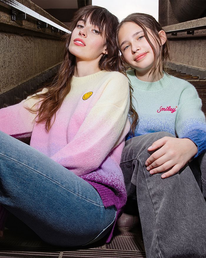 Ombré Smiley Sweater - Exclusive
