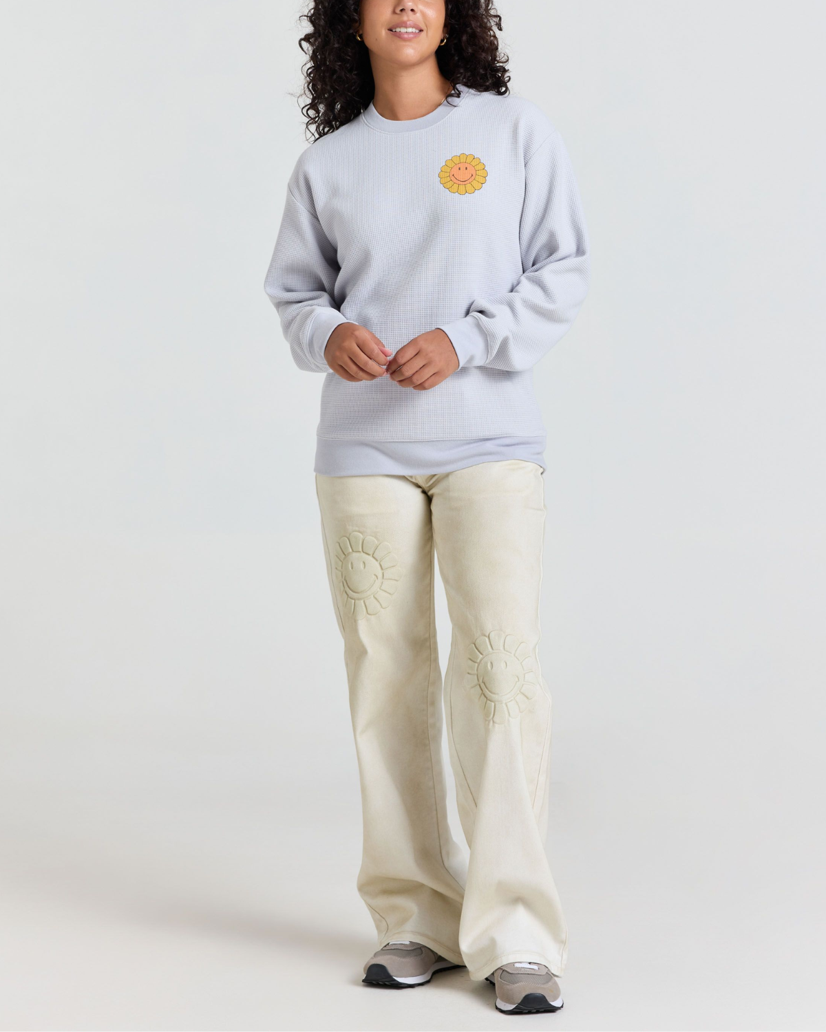 Smiley® In The Valley Thermal Longsleeve, Grey