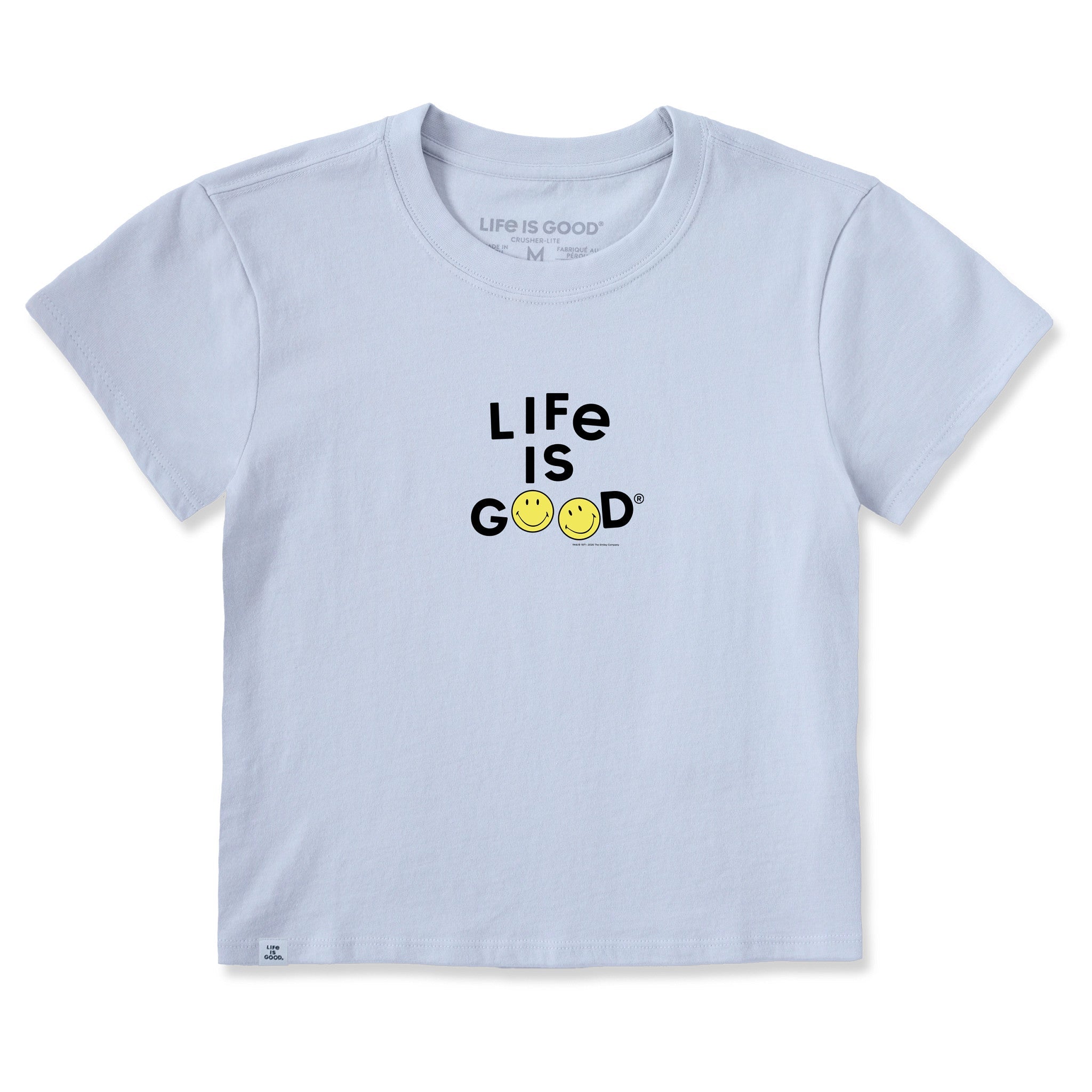 Women's LIG X Smiley Jumble Crusher-LITE Shrunken Tee