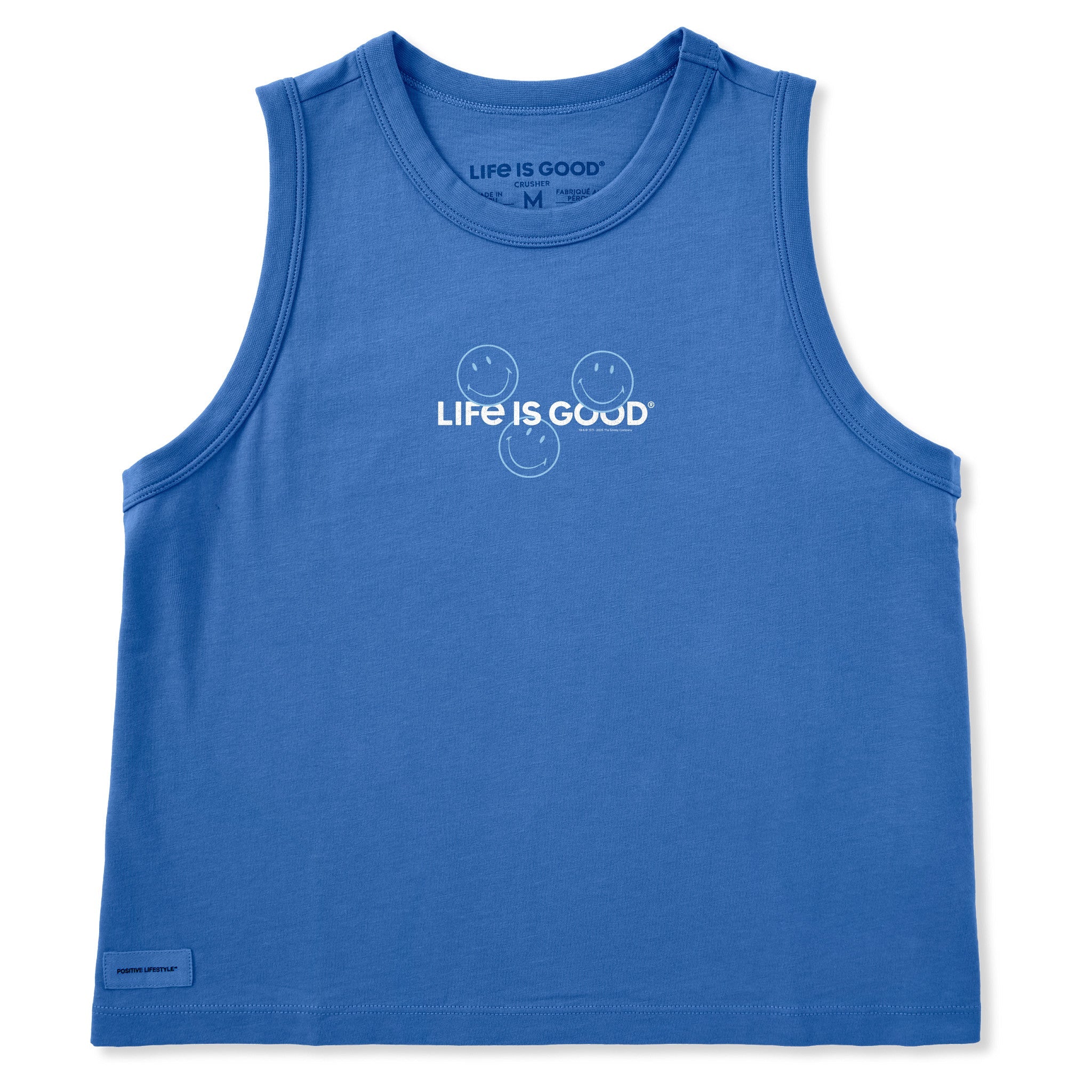 Women's LIG X Smiley Scattered Crusher Boxy Tank