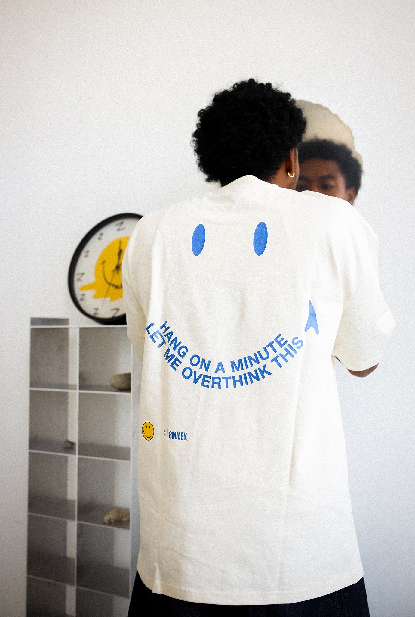 P/C x Smiley®: Overthinking Smiley Heavyweight T-Shirt - Ivory