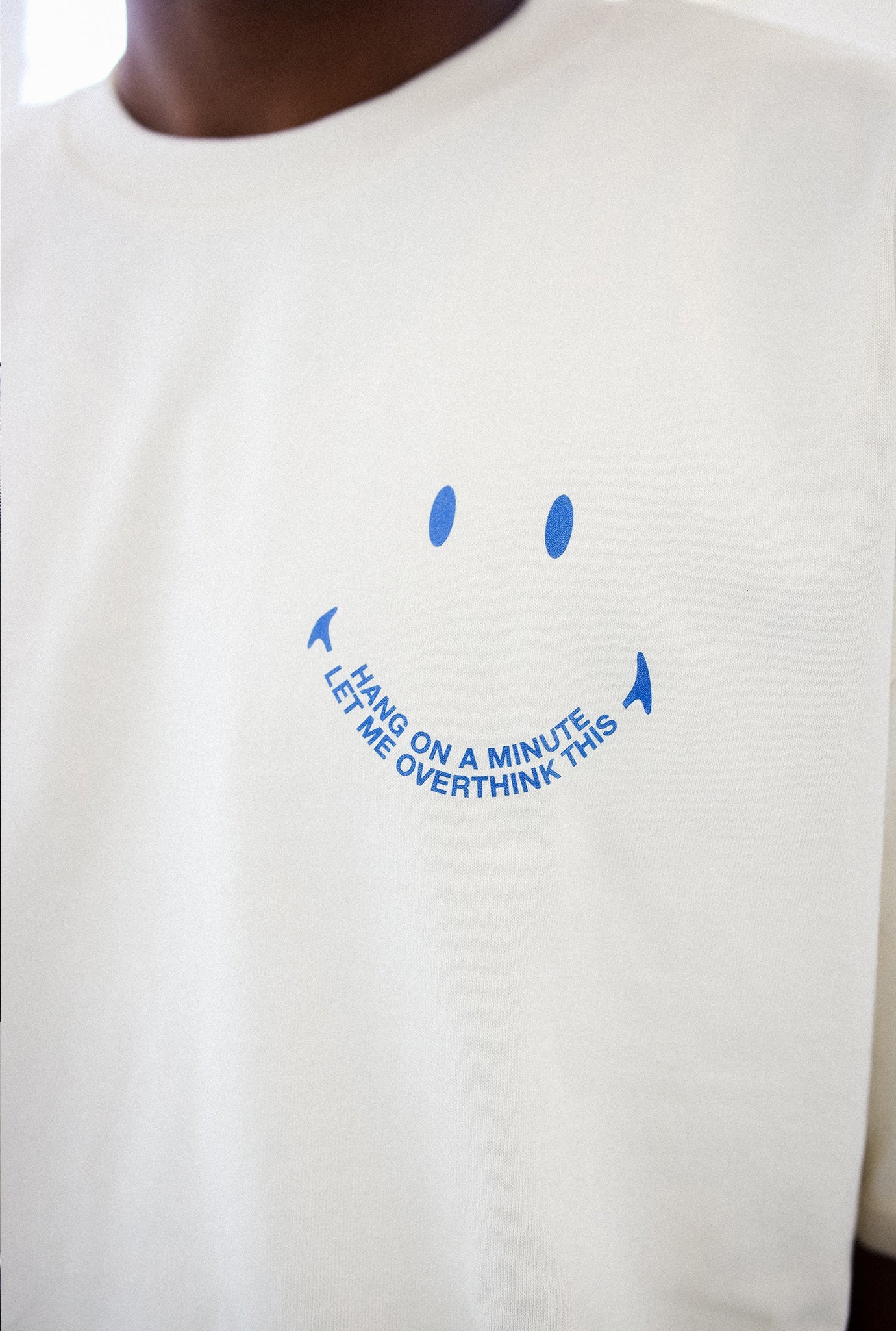 P/C x Smiley®: Overthinking Smiley Heavyweight T-Shirt - Ivory