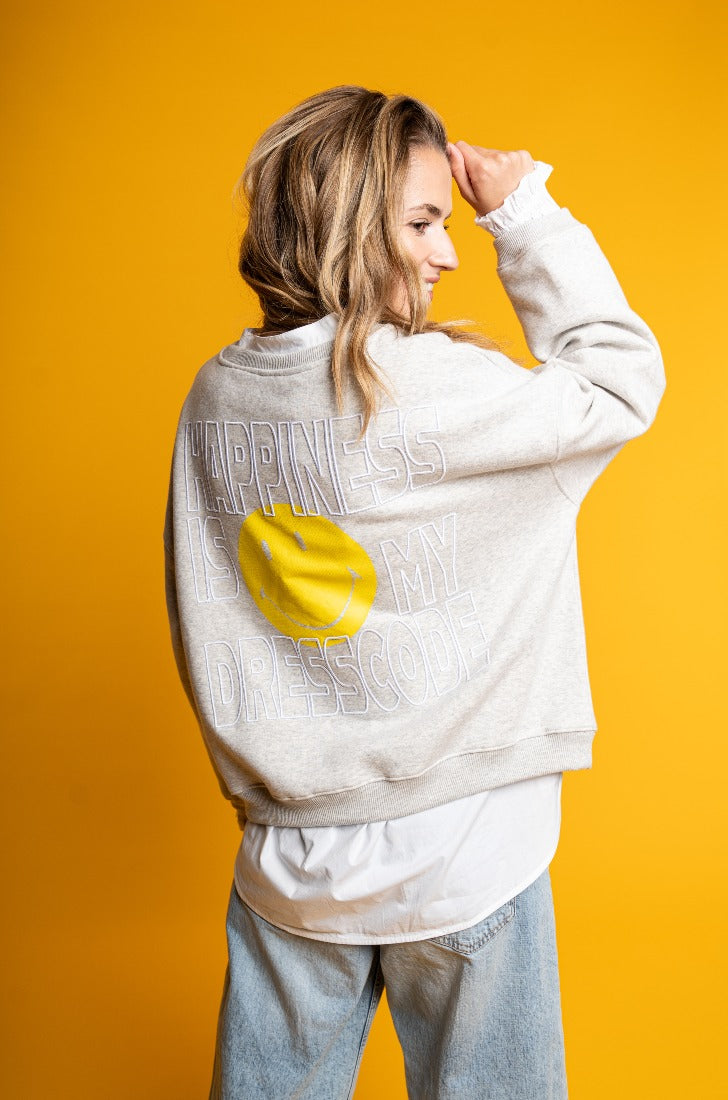 THE SHIRT PROJECT SWEATSHIRTS LIGHT GRAY MELANGE