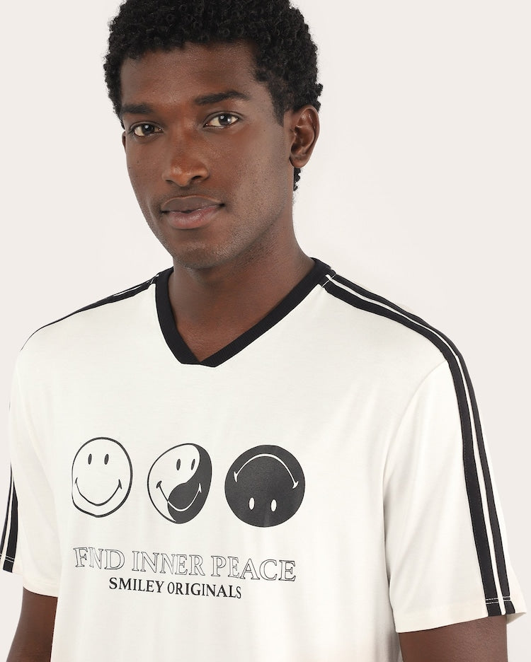 Men's printed short pajamas - multicolor | The Smile Originals