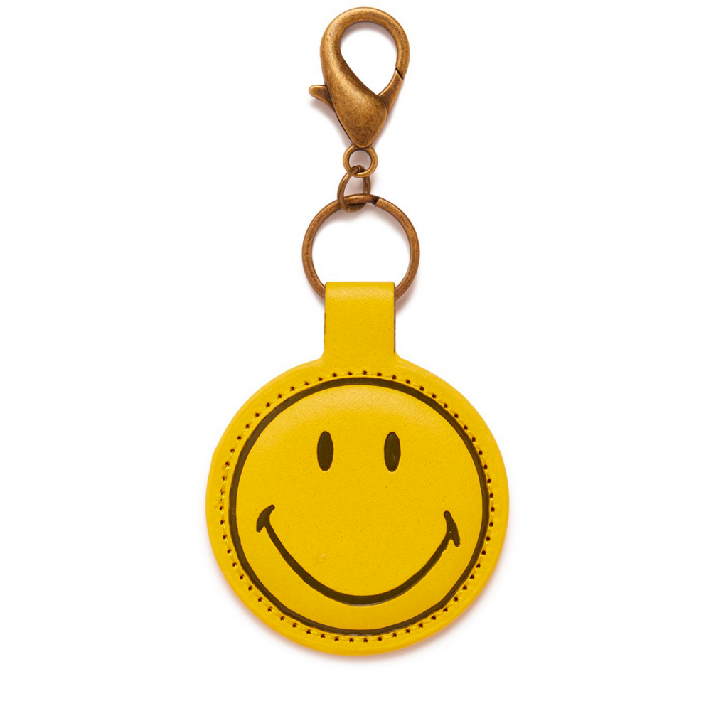 Smiley® Puff Keychain