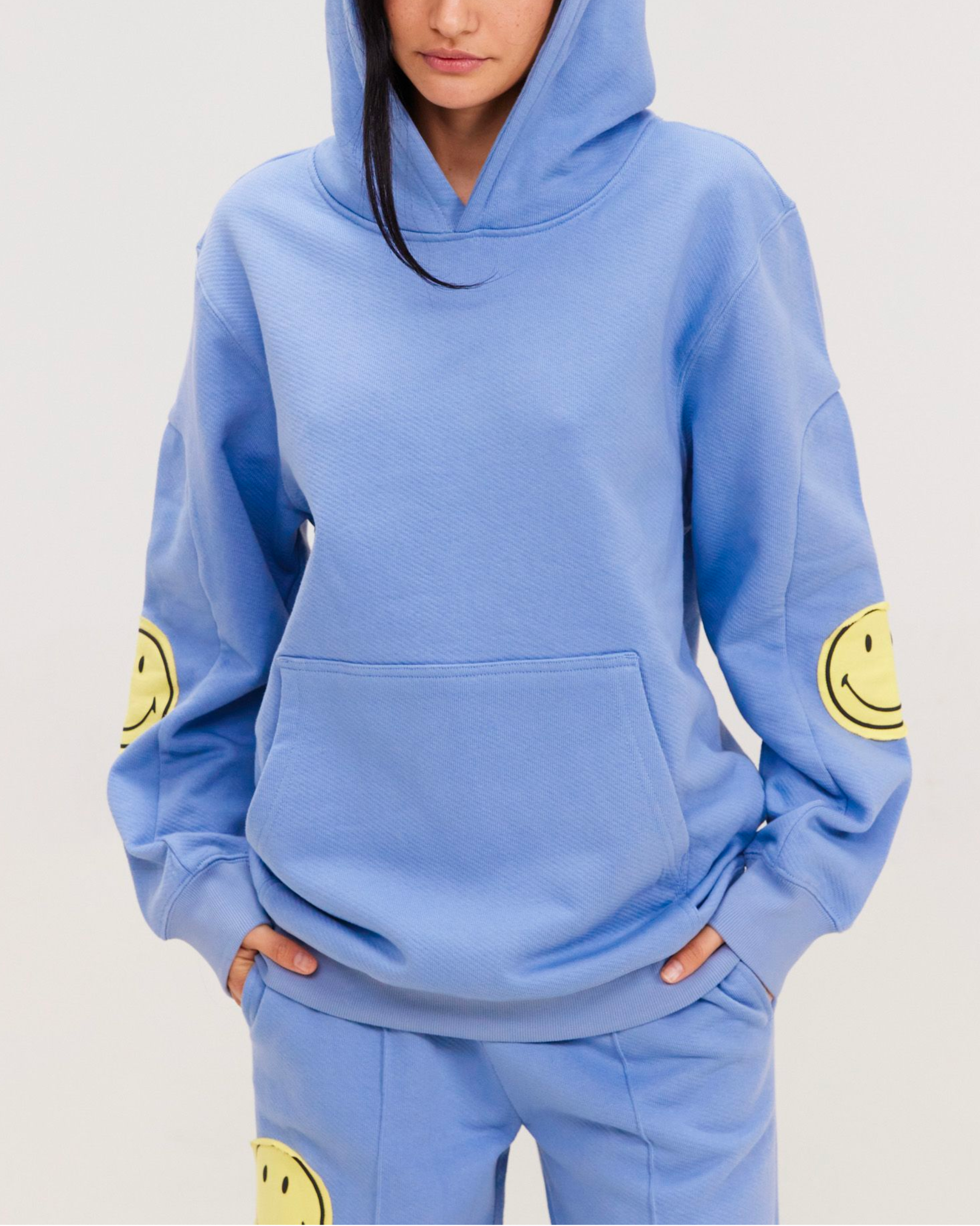 Smiley® Oversized Hoodie, Blue