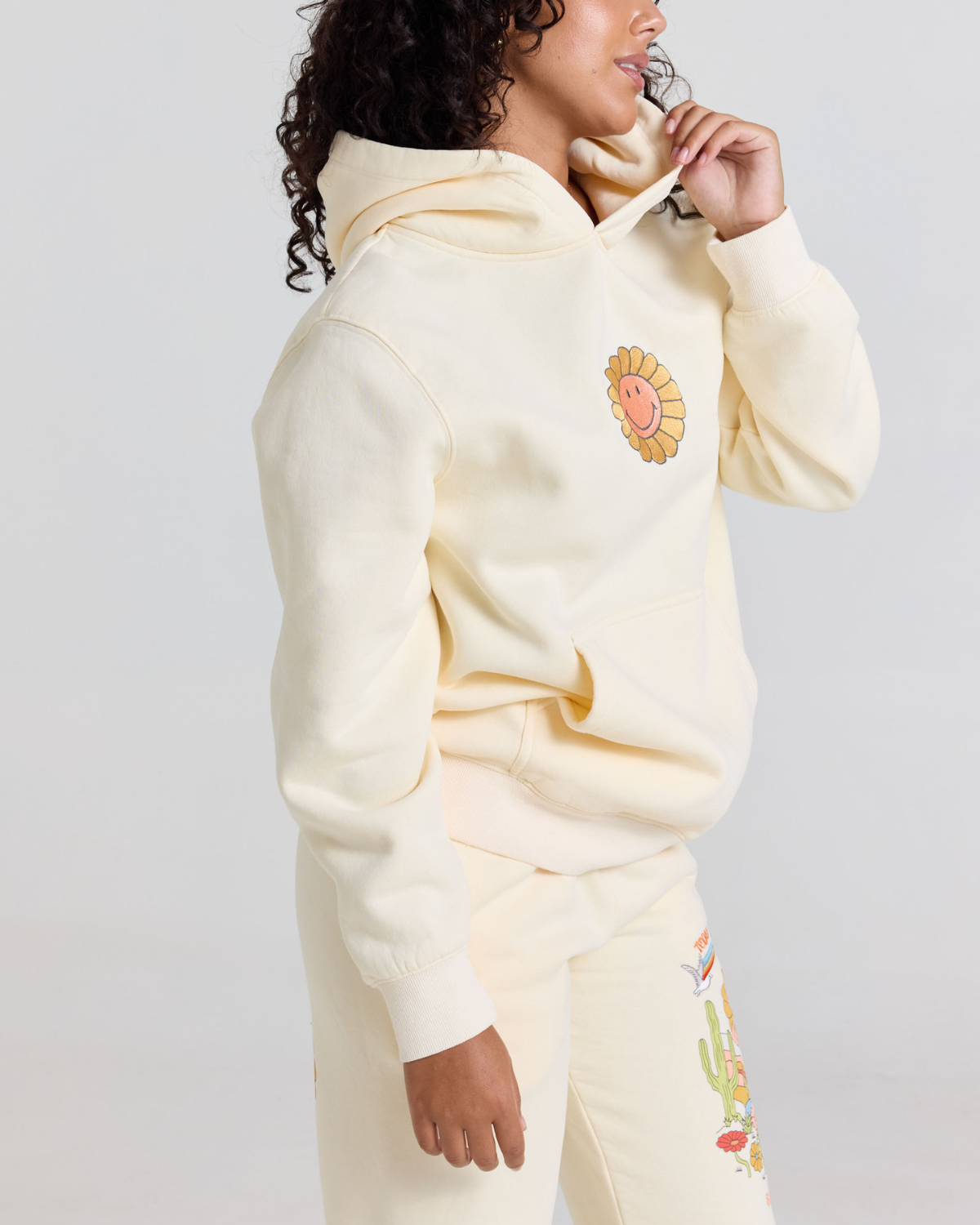 Smiley® Mirage Hoodie, Cream