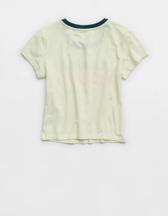 OFFLINE By Aerie | Smiley® Let's Stretch Ringer T-Shirt
