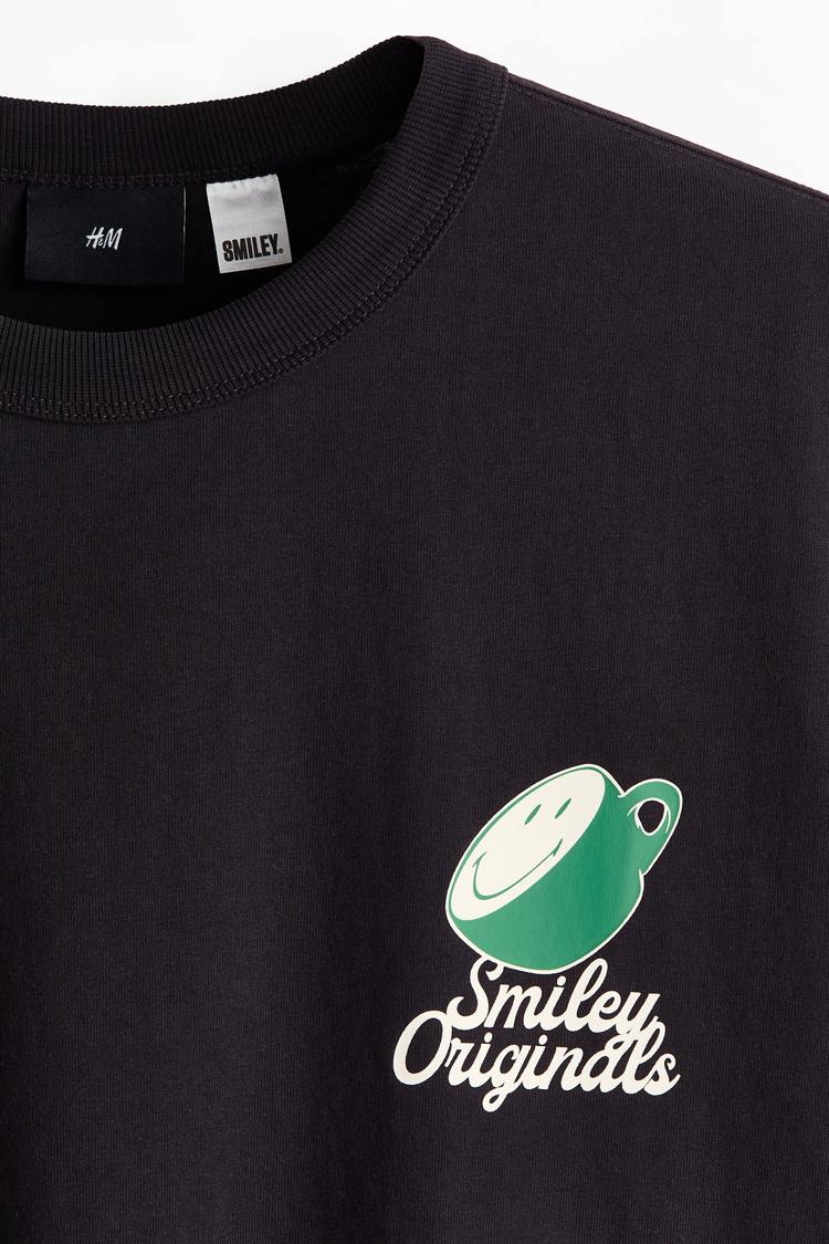 Loose Fit Printed cotton T-shirt