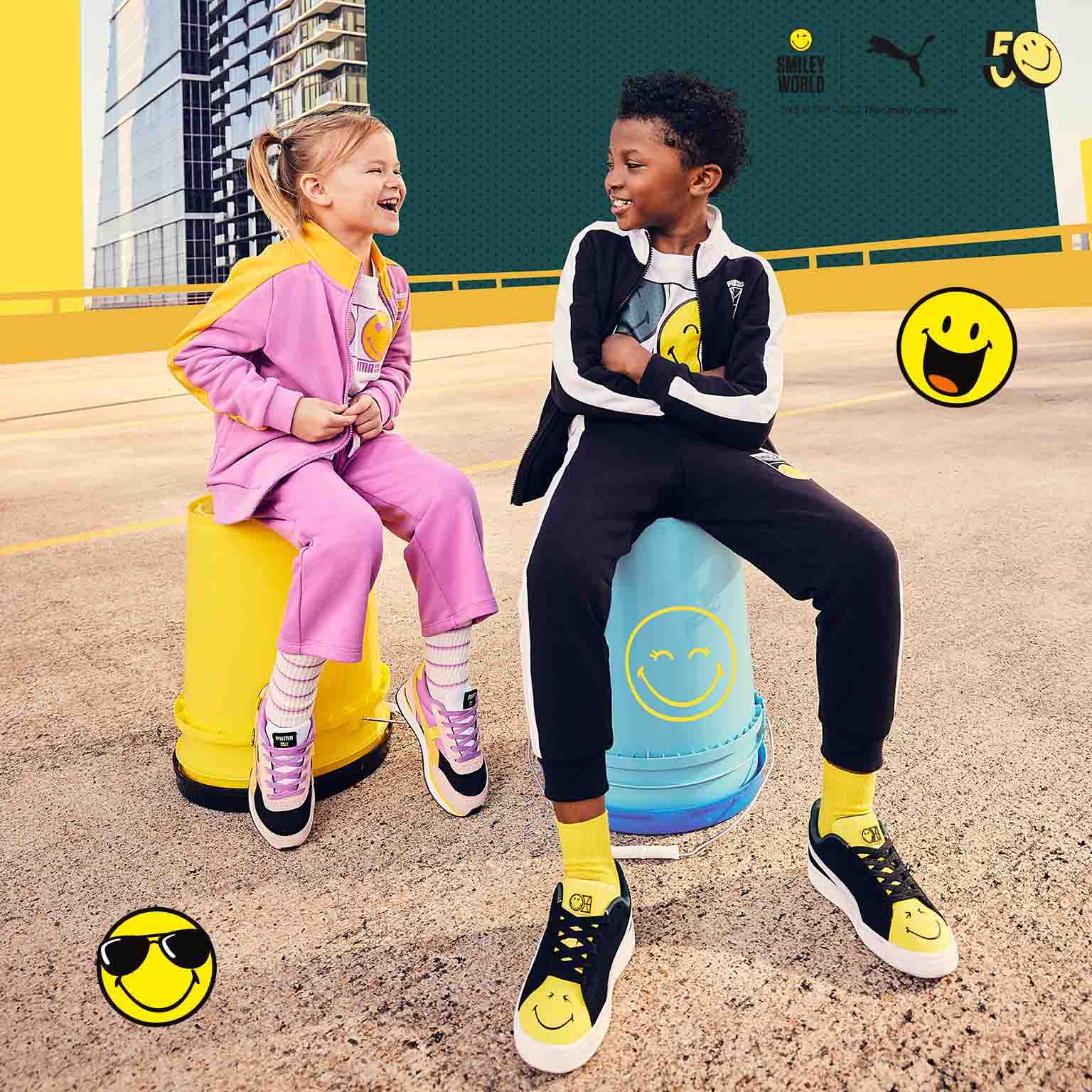 Smiley world sale track pants