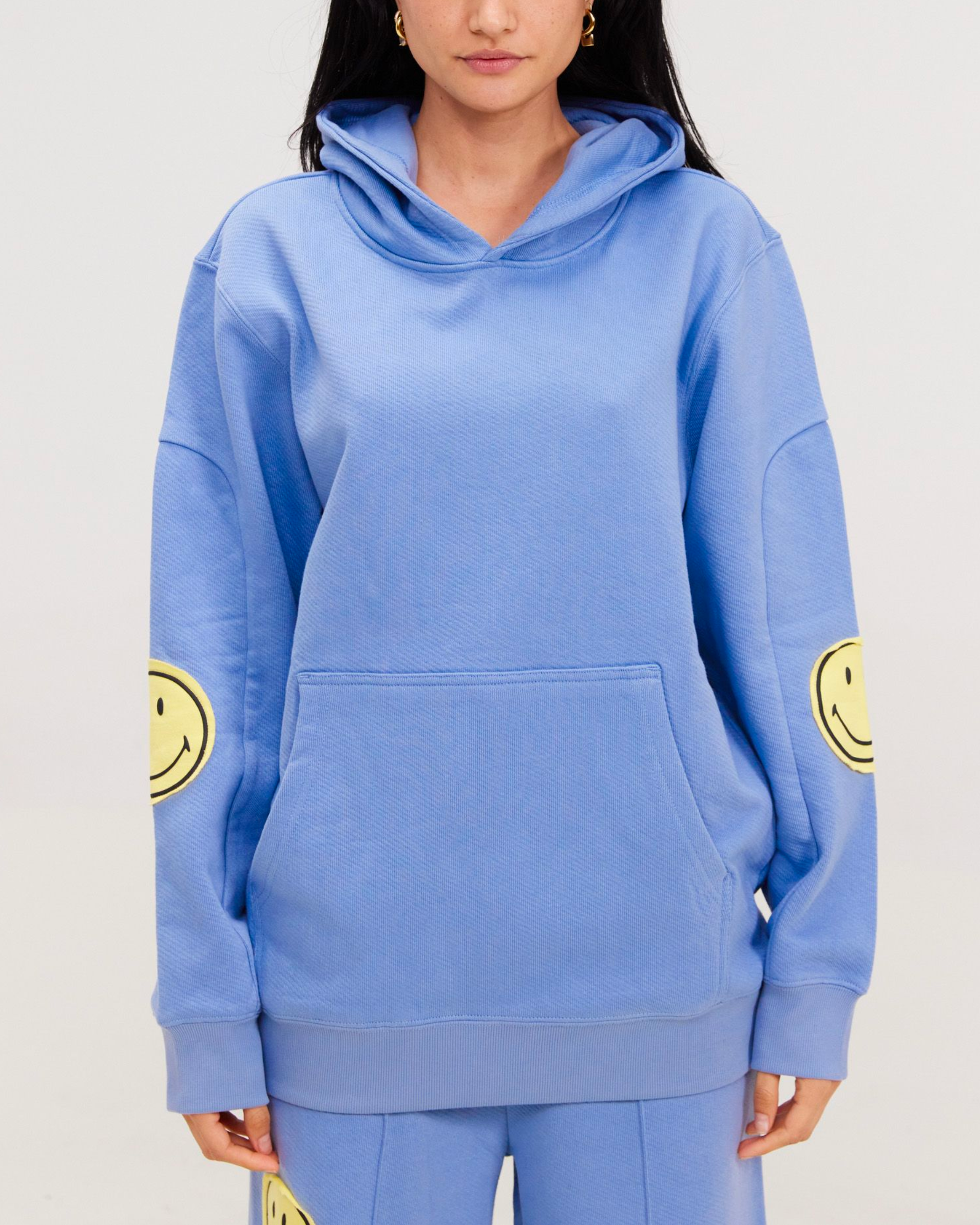Smiley® Oversized Hoodie, Blue