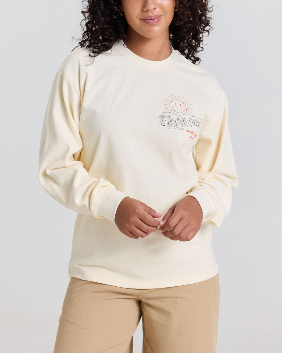 Smiley® Nurture Long Sleeve, Tan