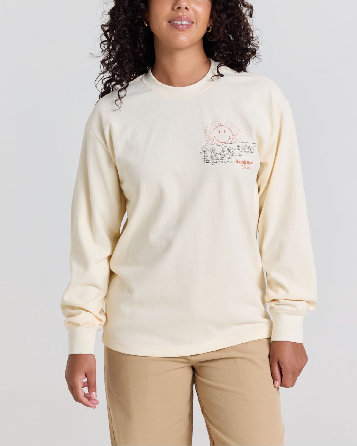 Smiley® Nurture Long Sleeve, Tan